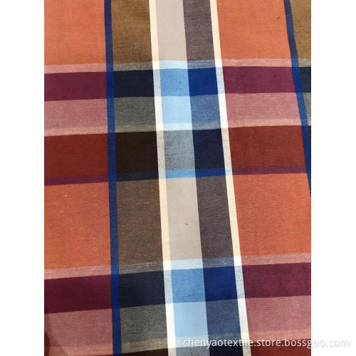 T/C(40%Cotton60%Polyester) Yarn-dyed Plaid Fabric